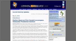 Desktop Screenshot of commonfrontiers.ca